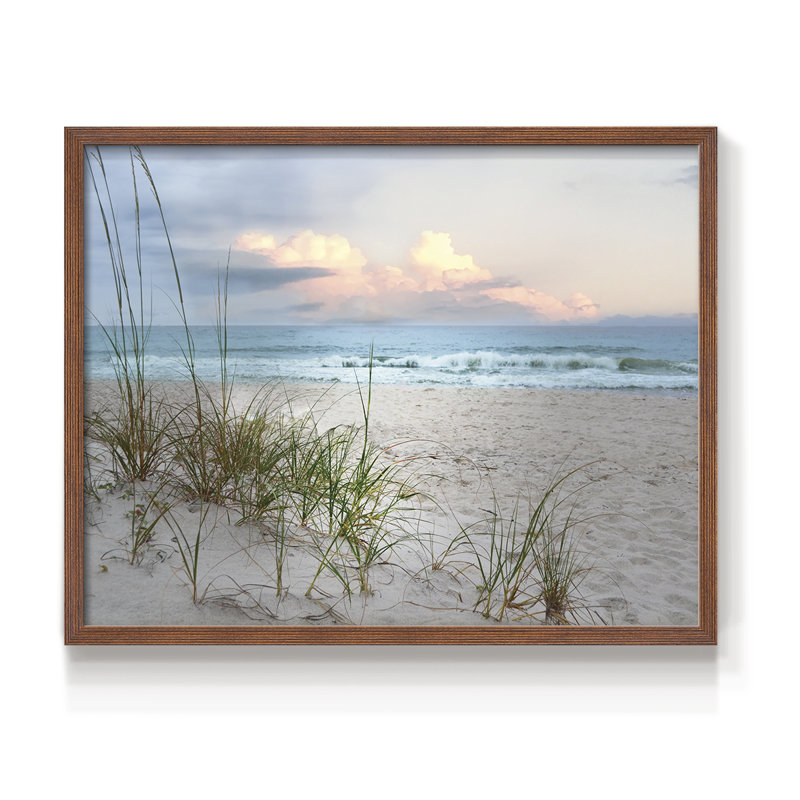 Beach Driftwood -Framed Print - Restickable, Walnut, 11" H x 14" W