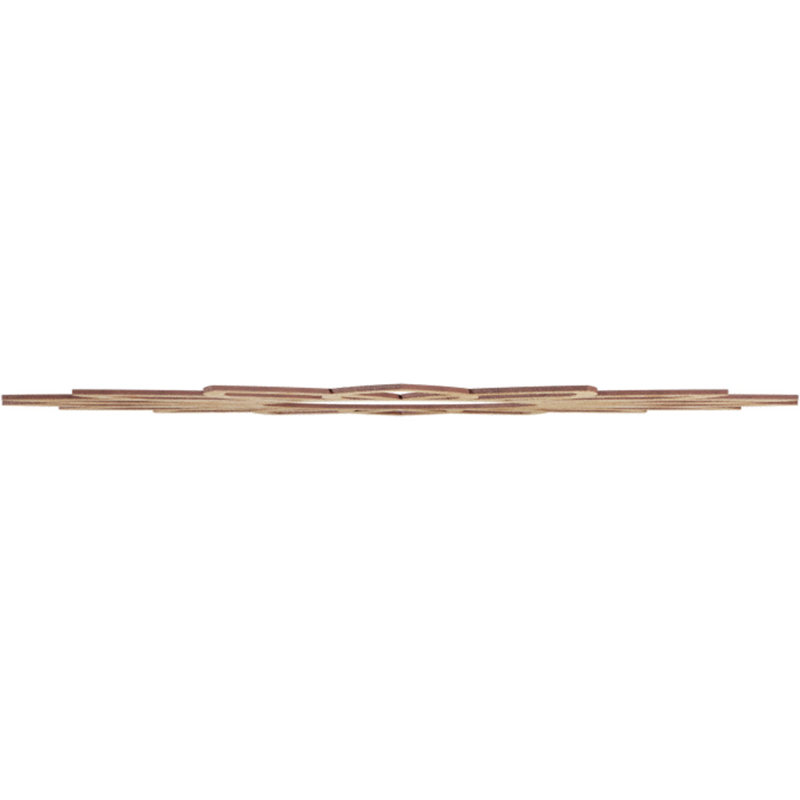 Médaillon de plafond en bois Daisy, H 38 po x l 38 po x P 0,38 po, Chêne rouge