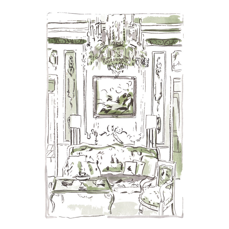 The Vintage Room I by Melissa Wang - Wrapped Canvas Print, 122cm H x 81cm W