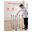 Table de travail pliante portative robuste - Table de soutien pliable en alliage d'aluminium avec capacité de 2 500 lb et accessoires