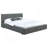 Weselyn Graphite Upholstered Platform Bed