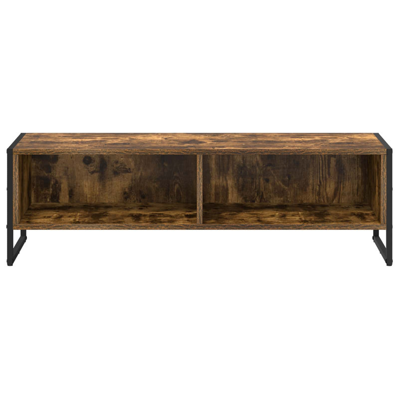 TV Stand for TVs up to 43", Smoke Oak