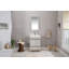 Lajoyce 600mm Single Bathroom Vanity with Drop In Porcelain Basin-412643335