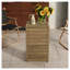 Table de bout en C brun