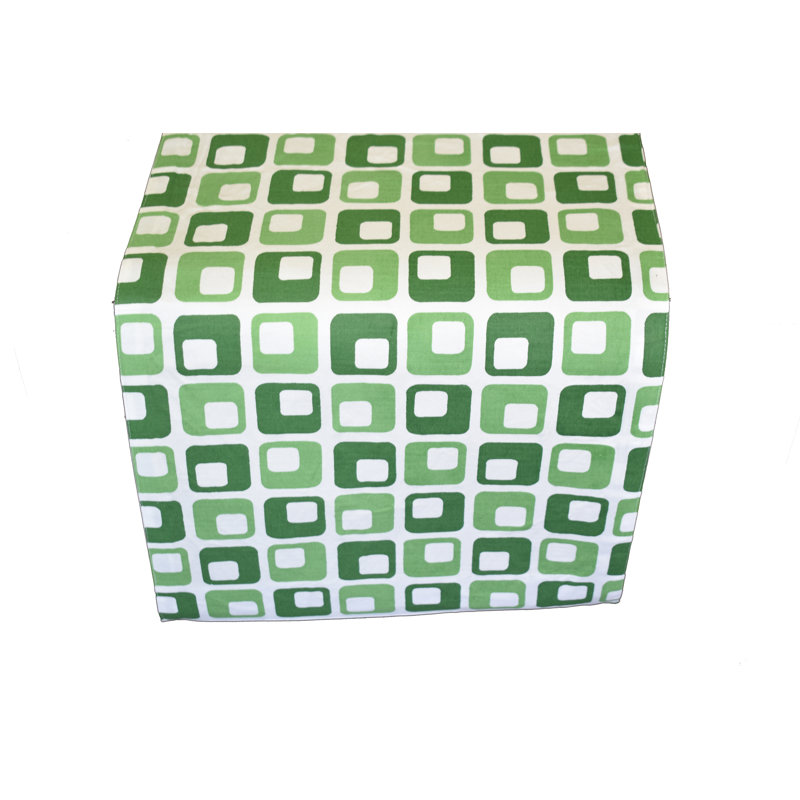 Helder Geometric Table Runner, Green, 54" L x 16" D
