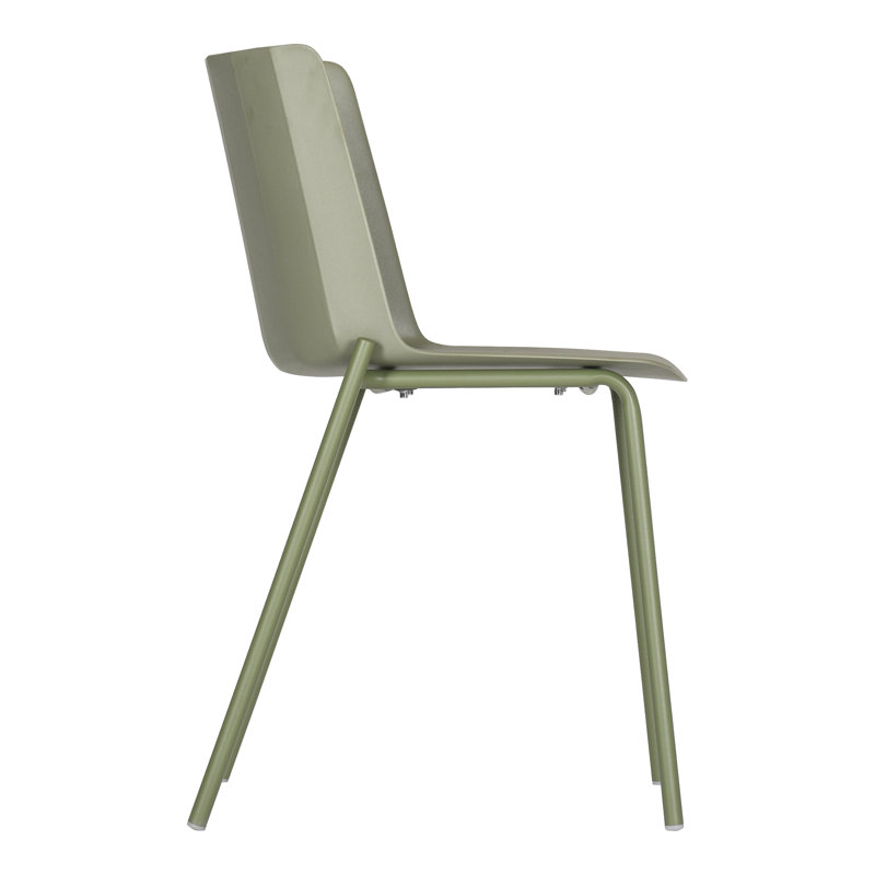 Outdoor Dining Side Chair, Green
