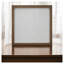 Miroir de meuble-lavabo carré 36 po x 36 po Miquell