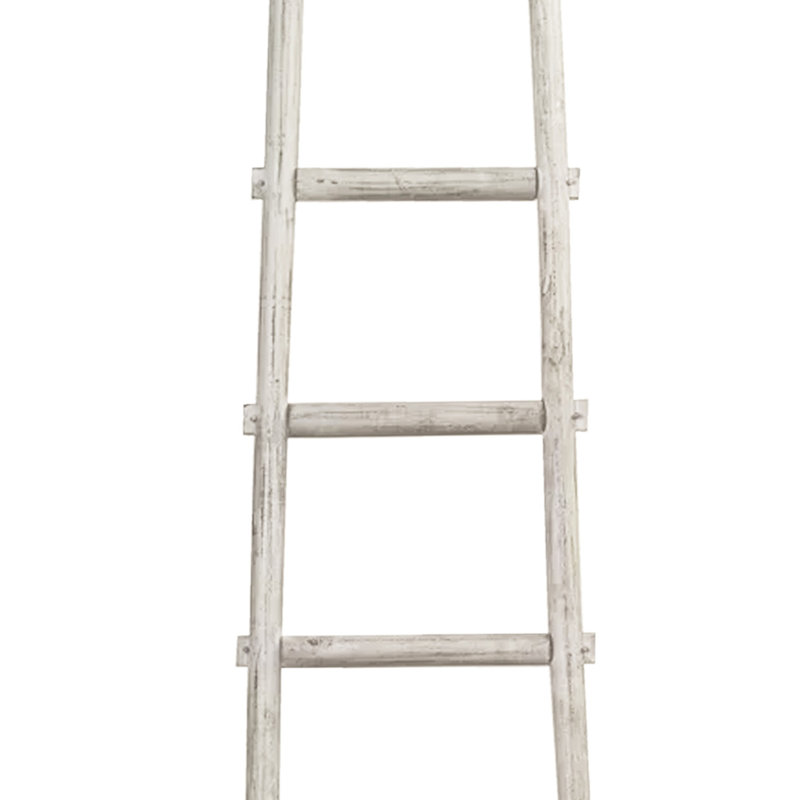 5 ft Blanket Ladder, White