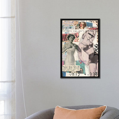 «Vintage Fashion # 5» par Luz, impression sur toile tendue