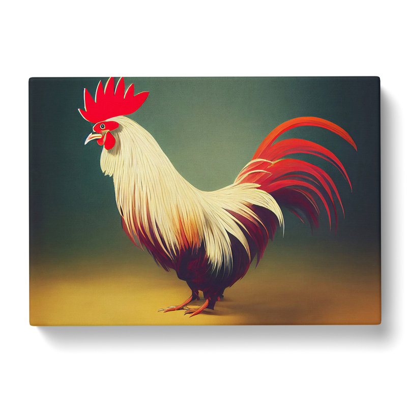 Euphoric Rooster - Wrapped Canvas