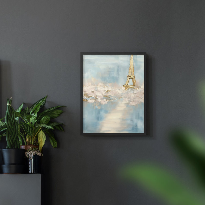 Série FLORAL Dxxix - reproduction encadrée de qualité supérieure - prête à être accrochée - aucun clou requis