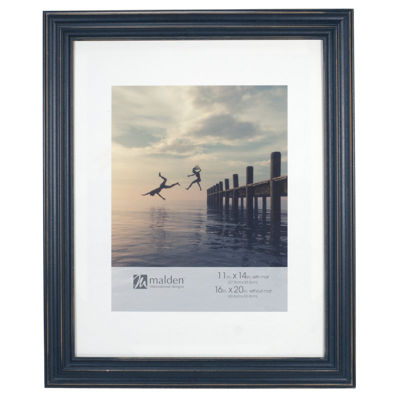 Cadre pour photo simple 11 po x 14 po indigo
