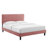 Modway Phillipa Performance Velvet Platform Bed-942005503-942005502