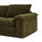 Modular L-Shape Cloud Couch with Movable Ottoman