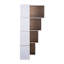 Essays 167 cm H x 80.65 cm W Corner Bookcase-1054220252