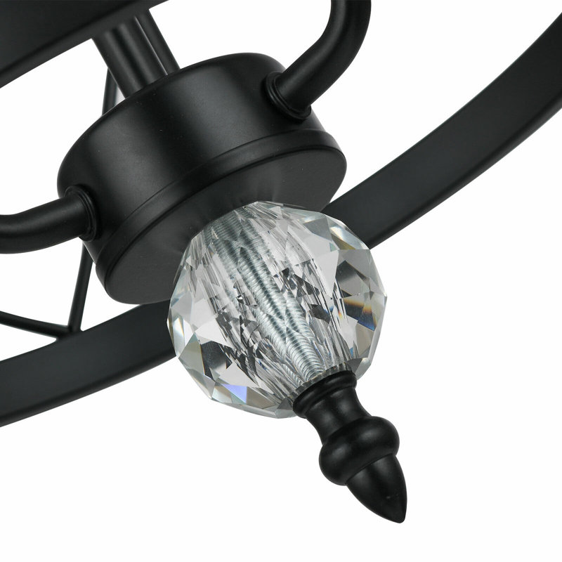 Modern Style Black Pendant Light