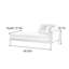 Chaise longue rembourrée Leisure-101296744