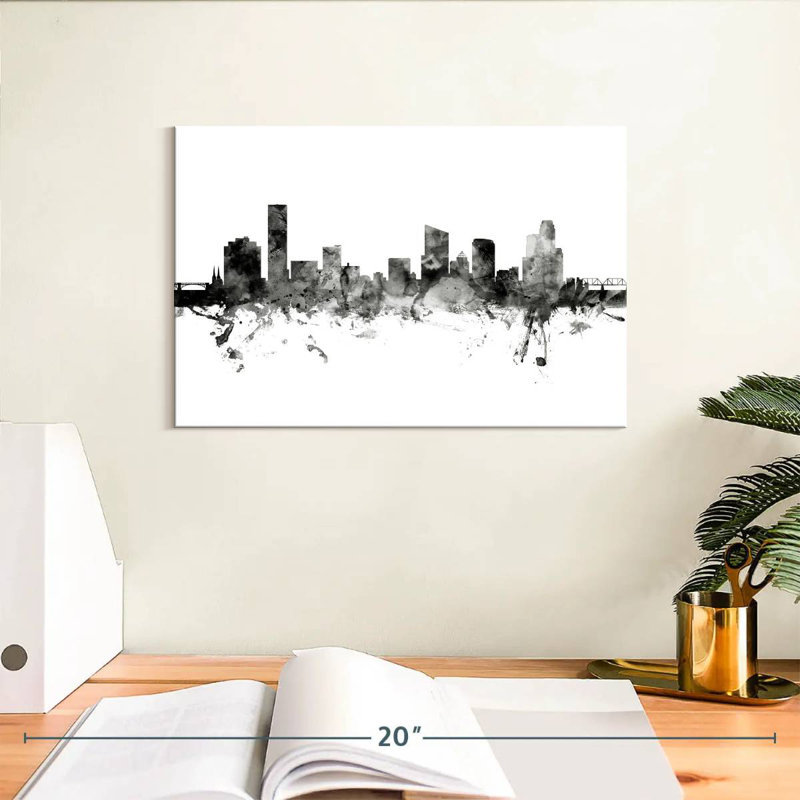 Grand Rapids Michigan Skyline VI