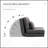 2-in-1 Floor Lazy Sofa with 5 Position Adjustable Backrest for Ultimate Comfort and Versatility-1898188308