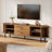 70" Mid-Century Modern TV Stand with Storage and Sliding Tambour Door-1072713544