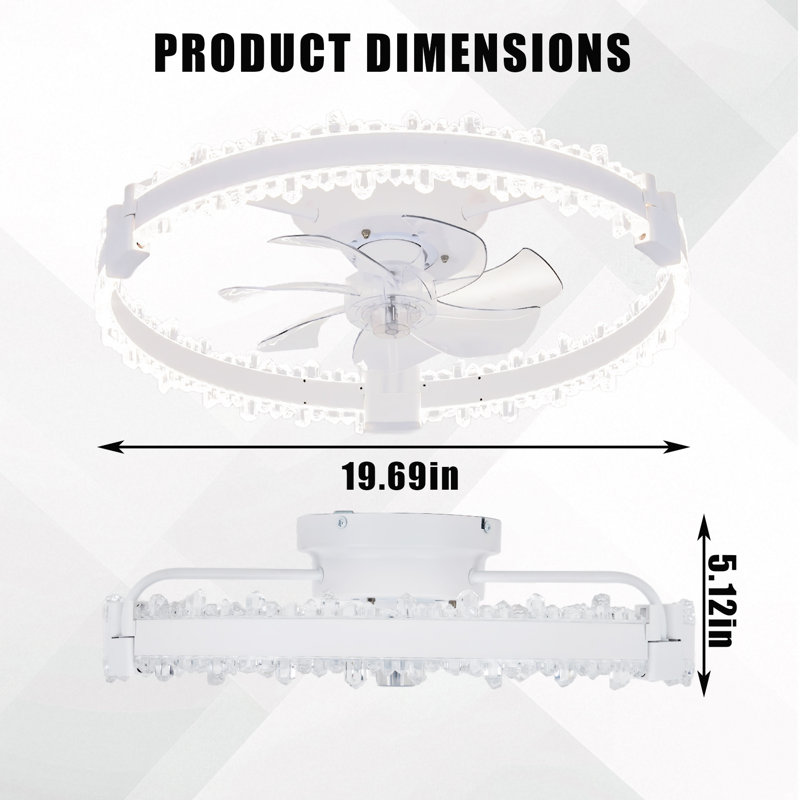 50cm Ceiling Fan, White