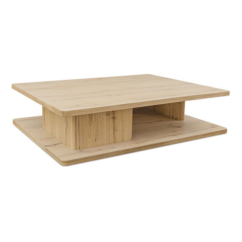 Casey Small Coffee Table Dark Brown, Dark Brown, 16" H x 64" L x 48" W