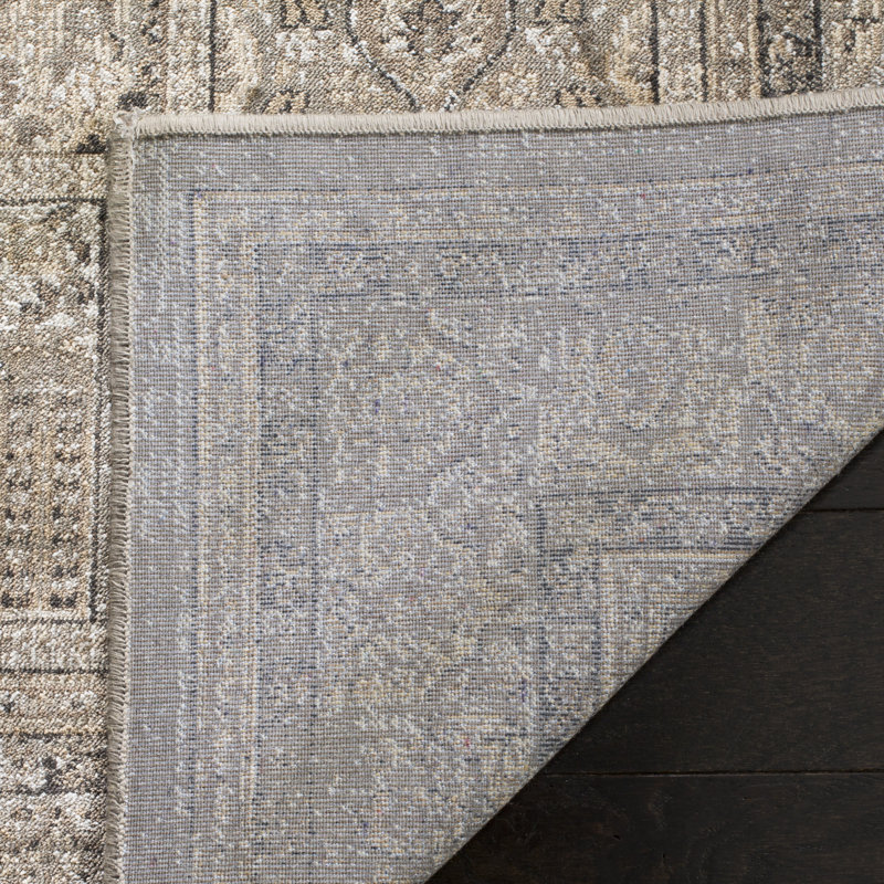 Ellsbury Oriental Viscose Hand Woven Area Rug, Rectangle 99 x 170cm