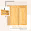 Armoire de rangement 67 po Pinewood