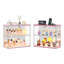 2-Tier Mini Display Cabinet with LED Lights, Charging Station-899610633