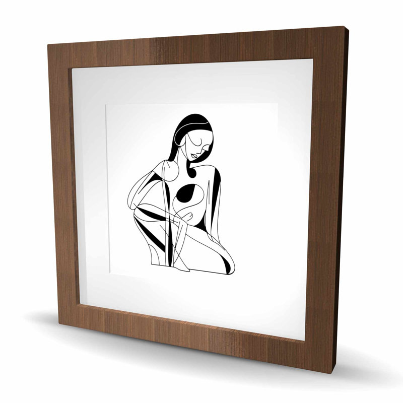 Lignes féminines - Formes figuratives encadrées
