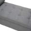 Linen Upholstered Storage Bench