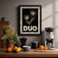 Duo Blooms Botanical - Framed Print-2140553524-2140553526