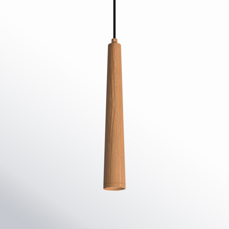 Icarus 1 - Light Ash Wood LED Single Pendant