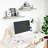 Miami 24" W x 8" D Floating Shelves Set with Invisible Wall Mount Brackets-64560674
