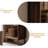 Nut-brown Solid  Wood Display Cases