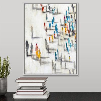 «Past and Présent City», peinture sur toile