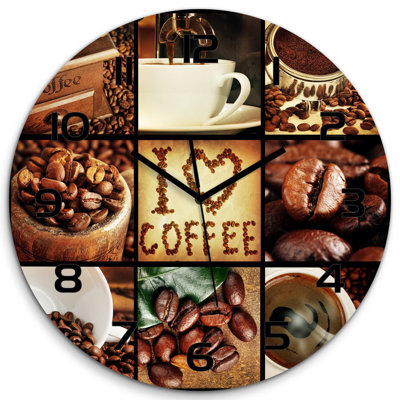Joanita Glass Wall Clock