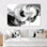 Encre blanche et noire - ensemble de reproductions d'art mural
