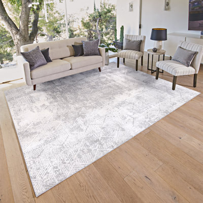 Tapis intérieur gris antidérapant Gertmenian Eden Zac