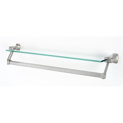 Stodola Floating Shelf with Towel Bar