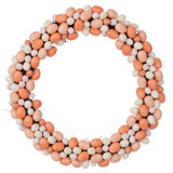 Vickerman 24" Artificial Easter Eggs Wreath. Features Easter eggs on a grapevine base.