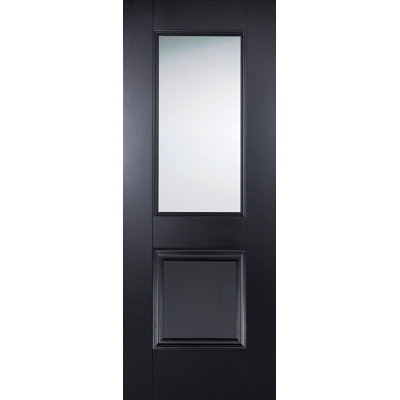 Arnhem Primed Black Glazed Internal Door