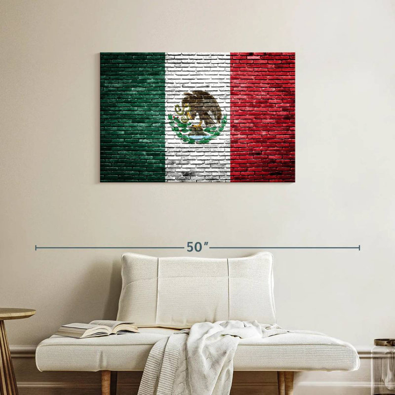 Drapeau mexicain Borges, H 24 po x l 36 po