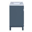 Meuble-lavabo de salle de bain moderne 36 po - bleu, finition lisse, meuble de rangement moderne et fonctionnel avec espace dissimulé-1142588564-1142588571