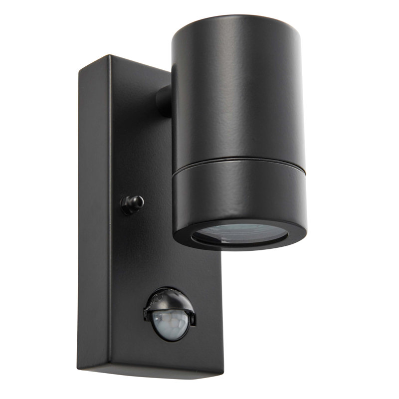 Metcalfe 15cm H Outdoor Armed Sconce, Black