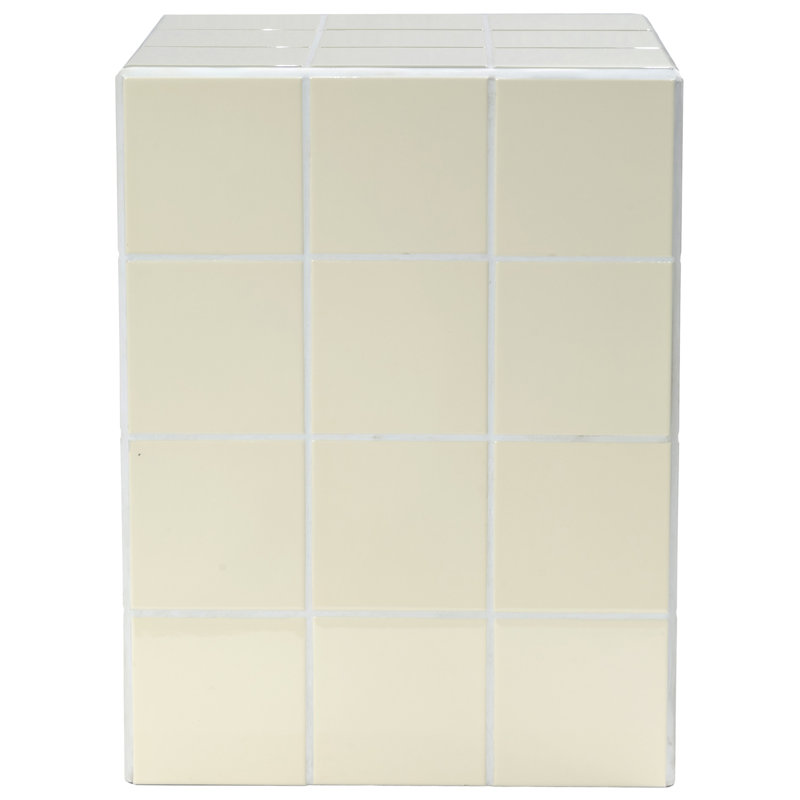 Table d'appoint Rebekah, Blanc