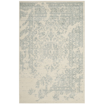 Tapis oriental ivoire / ardoise Nuss