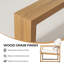 Ensemble de conversation d'extérieur en aluminium pour 8 personnes Arunas avec finition grain de bois et coussin résistant aux intempéries-131406301-131406303-131406304