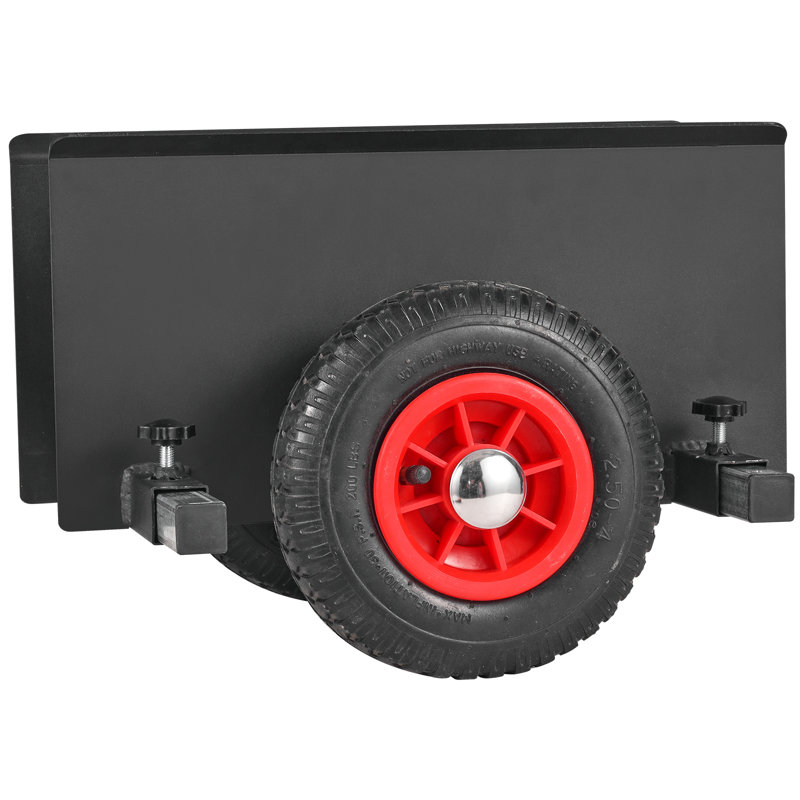 Heavy-Duty Steel Drywall Mover with Pneumatic Wheels