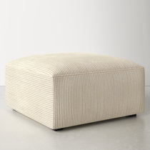 Extra Large Round 60 Ottoman (Handcrafted in NJ) - ModernLineFurniture®